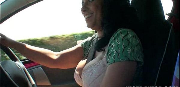  Danica Collins (Donna Ambrose) Get Naked While Driving